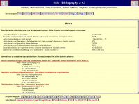 halo-bibliographie.net Webseite Vorschau