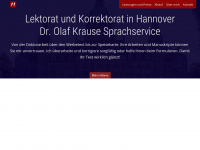 sprachservice-hannover.de Webseite Vorschau