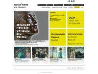 worpswede-museen.de Webseite Vorschau