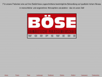 boese-zahnaerzte-worpswede.de Webseite Vorschau