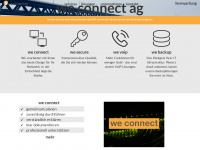 we-connect.ch Webseite Vorschau