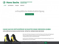 hanssachs-orthopaedie.de Webseite Vorschau