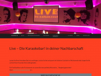 live-diekaraokebar.de Webseite Vorschau