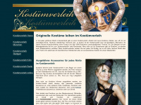 kostümverleih.net Webseite Vorschau