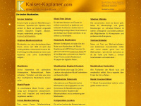 kaiser-kaplaner.com Webseite Vorschau