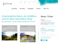 lechweg.com Webseite Vorschau