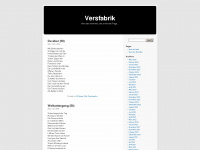 versfabrik.at Webseite Vorschau