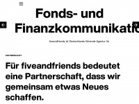 fiveandfriends.com Webseite Vorschau