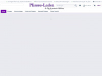 plissee-laden.de Webseite Vorschau