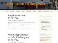 schule-am-buergerhaus.de Webseite Vorschau