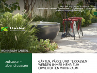 gartenbauhasler.ch Webseite Vorschau