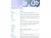 krabbelbabbel.wordpress.com Webseite Vorschau