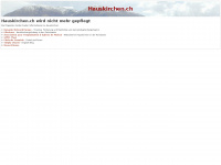 hauskirchen.ch Webseite Vorschau