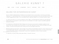 kunst7.ch Webseite Vorschau