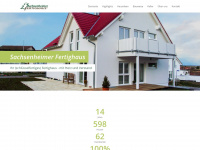 fertighaus-sachsenheim.de Webseite Vorschau