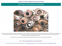 catalytic-converters.com Webseite Vorschau