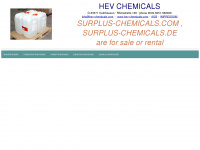 surplus-chemicals.de Webseite Vorschau