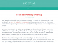 pckart.se Webseite Vorschau