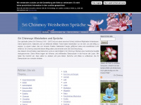 sri-chinmoy-weisheiten-sprueche.net Webseite Vorschau