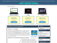 ultrabooks-test.net Webseite Vorschau