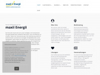 maxii-energii.de Webseite Vorschau