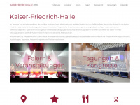 kaiser-friedrich-halle.de Webseite Vorschau