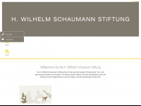 schaumann-stiftung.de Webseite Vorschau