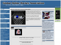 globalonlinehockeyassociation.com Webseite Vorschau