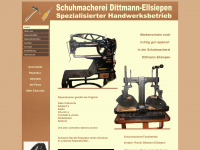 schuhmacherei-dittmann.de Webseite Vorschau
