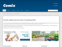 cemix.at Webseite Vorschau