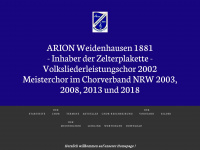 arion-weidenhausen.de Webseite Vorschau