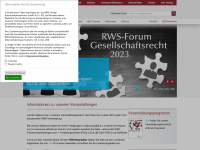 rws-seminare.de Webseite Vorschau