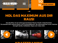 maxi-mum-training.de Webseite Vorschau
