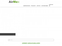 airmex-absauganlagen.de Webseite Vorschau