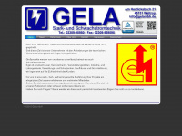 gela-elektrotechnik.de Webseite Vorschau