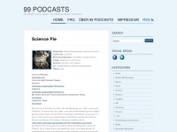 99podcasts.de Webseite Vorschau