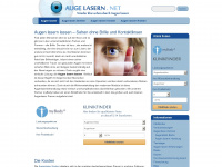 augelasern.net Webseite Vorschau
