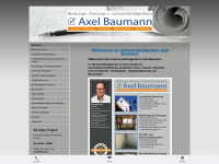 axel-baumann.com Webseite Vorschau