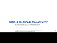 windmanager.de Webseite Vorschau