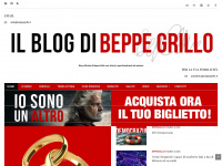 beppegrillo.it Webseite Vorschau