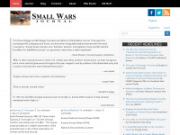 smallwarsjournal.com Webseite Vorschau