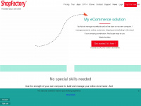 shopfactory.com Webseite Vorschau
