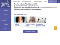 provisu.ch Webseite Vorschau