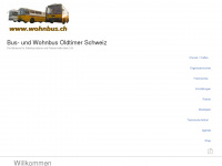 wohnbus.ch Webseite Vorschau