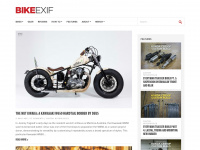 bikeexif.com Webseite Vorschau