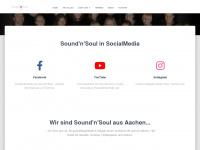 soundnsoul.de Webseite Vorschau