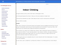 indoorclimbing.com Webseite Vorschau