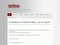 modehaus-haase.de Webseite Vorschau