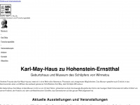 karl-may-haus.de Webseite Vorschau