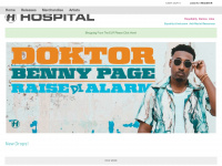 hospitalrecords.com Webseite Vorschau